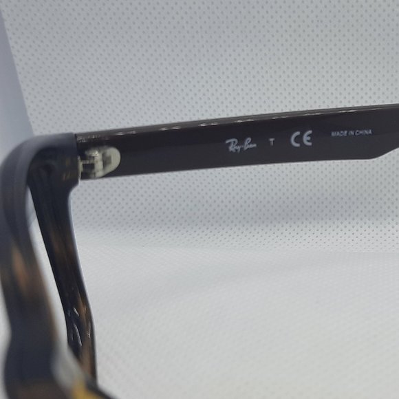 RAY BAN RB 7063 C.5577 BROWN 52-18-145 Rx Eyeglass Frame, Pre-Owned - Picture 3 of 4